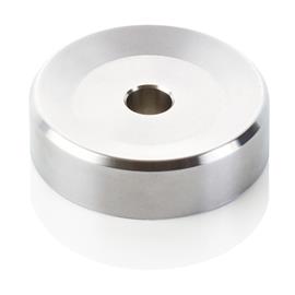 Clearaudio Single puck - record adaptor (for 45s singles with a large center hole / made of stainless steel)
