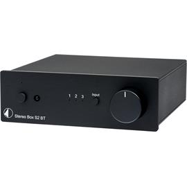 Pro-Ject Stereo Box S2 BT - high end integrated amplifier with Bluetooth input (incl. wireless Bluetooth streaming / incl. IR remote control / black)