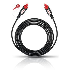 Oehlbach 6002 - Red Opto Star 50 - optical digital cable 1 x Toslink to 1 x Toslink (0.5 m / black/red)