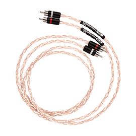 Kimber Kable Tonik - RCA audio cable (RCA-RCA / 1.0 m / white-transparent / 1 pair)