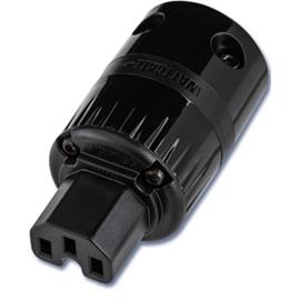 Wattgate 320 evo - earthed mains plug IEC-320 (1 piece / black)