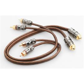 Focal Elite EY05 - Y-RCA audio cable (high performance cable / 1xRCA to 2xRCA / 0.5 m / coppery or milky-transparent / 1 piece)
