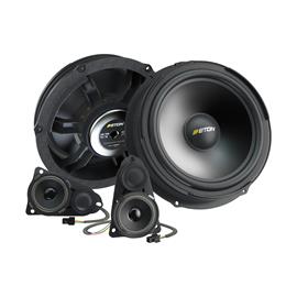 Eton UG VW T5 F3.1 - 3-way loudspeaker front system for VW T5 (90 Watts / 2 x 200 mm longstroke bass speakers / incl. crossover)