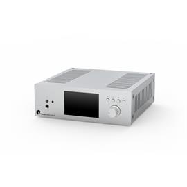 Pro-Ject Pre Box RS2 Digital - digital high-end preamplifier (DAC / XLR / headphone amp / MQA / Hi-Res / DSD / incl. full aluminum remote control / silver)