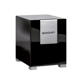 Quadral QUBE 10 - bass reflex active subwoofer (200/280 Watts nominal/music power / woofer = 260 mm Ø / 16.5 kg / black)