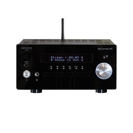 Advance Paris My Connect 60 - audiophile all-in-one system & streaming amplifier with tube preamp (class AB amp / CD / BT / FM / DAB+ / USB / incl. remote control / black)