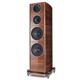 Wharfedale ELYSIAN 4 - 3-way bass reflex stand loudspeakers walnut finish - 1 piece (Exhibitor = 1 pair available)