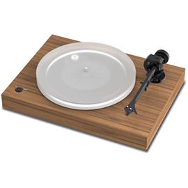 Pro-Ject X2 - record player incl. tonearm + Ortofon MM cartridge Pick it 2M Silver (real wood walnut veneer / incl. phono cable - Connect it E / incl. dust cover)