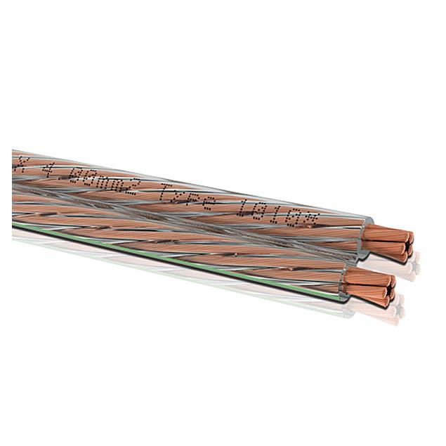 Oehlbach 1010 - Speaker Wire 40 - Loudspeaker cable flexible  (1m / transparent / copper / 2x4,0 qmm)