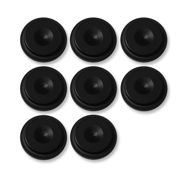Oehlbach 55048 - Washer 20 - Washer for spikes (8 pc / black)