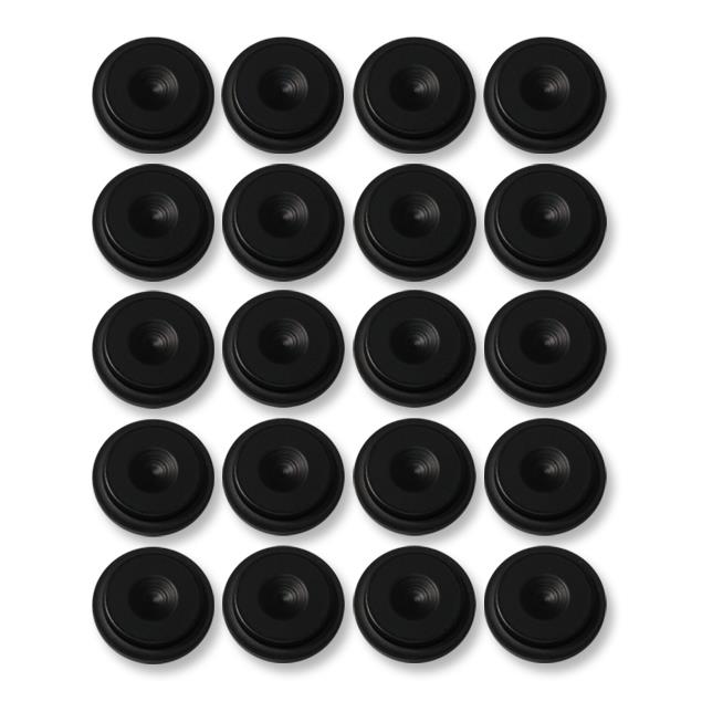Oehlbach 55048 - Washer 20 - Washer for spikes (20 pcs / black)