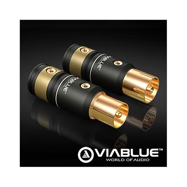 ViaBlue 30906 - T6s - Antenna plug (2 pcs / gold plated)