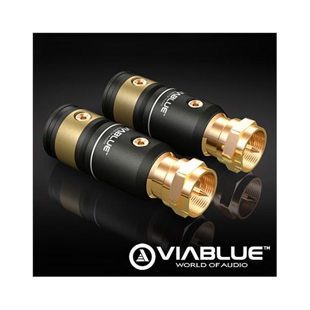 ViaBlue 30936.2 - T6s - F plugs - solder version (4 pieces / gold plated)