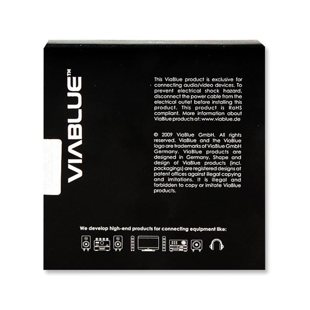 ViaBlue 30550 - T6s - XLR-Plug male (1 pcs / black / gold plated)