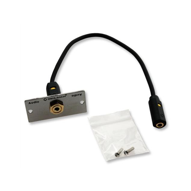 Oehlbach 8815 - MMT-C Audio-3,5
Audio multimedia tray with breake out cable - 3,5 mm Jack