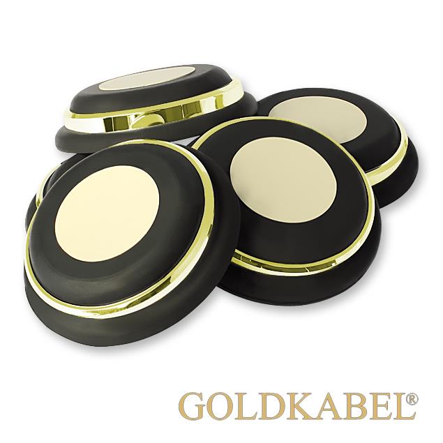 Goldkabel AS-40920 Damper Medium Set of 8 Pieces - Goldkabel - Shock Absorber / Resonance Damper (8 pcs / gold)