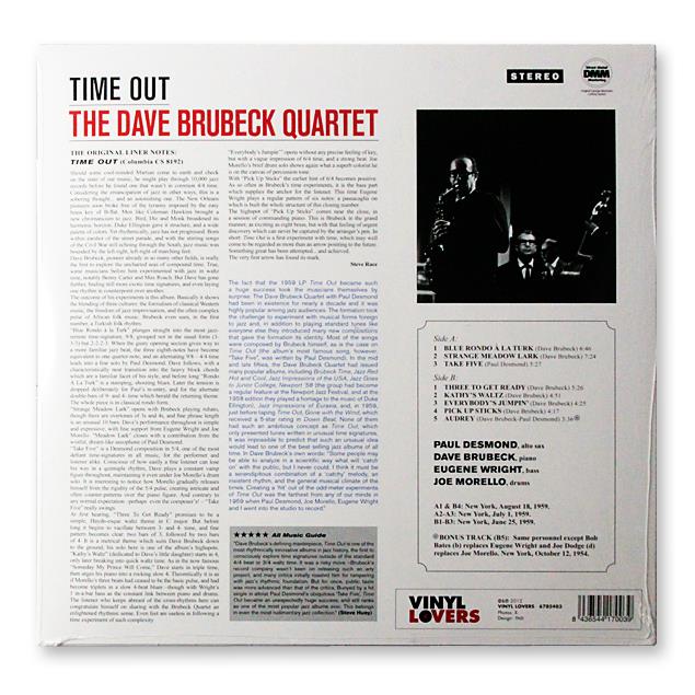 inakustik Dave Brubeck Quartet: Time Out - LP (180 gram vinyl / DMM - Direct Metal Mastercut)