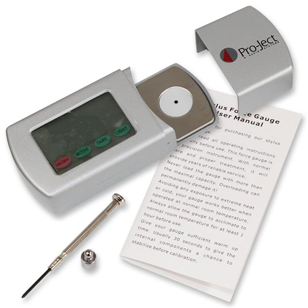 Pro-Ject Measure it II - electronic stylus balance (LCD display / massive aluminum chassis / silver)