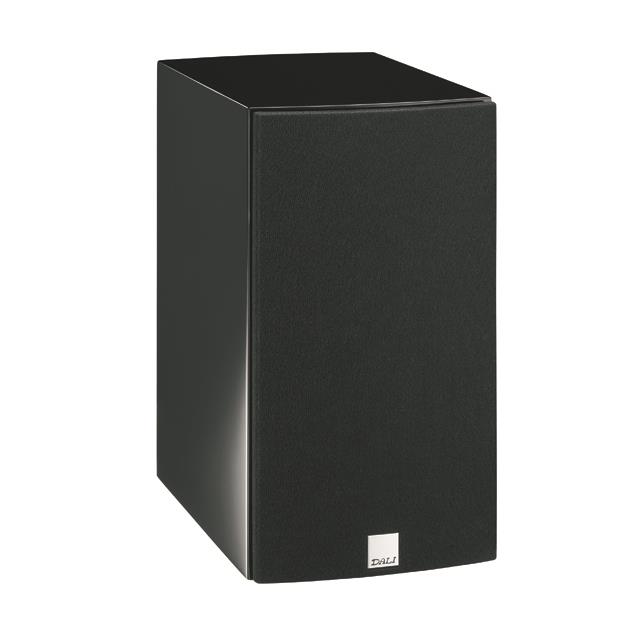 DALI Rubicon 2 - 2-Way bass reflex bookshelf-loudspeaker (40-150 W / high gloss black / 1 piece)