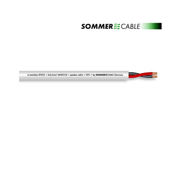 Sommer Cable SP225 - SC-MERIDIAN - Speaker cable (50 m / 2x2,5 qmm / 7,8mm / white)
