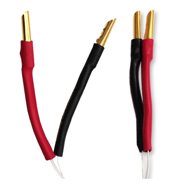 Nordost 2FL50 - 2 FLAT - Speaker Cables Ultra-thin flexible formulated with Bananas (2 x 3 m / white / OFC)