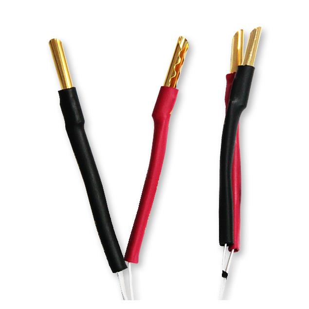 Nordost 2FL50 - 2 FLAT - Speaker Cables Ultra-thin flexible formulated with Bananas (2 x 5 m / white / OFC)