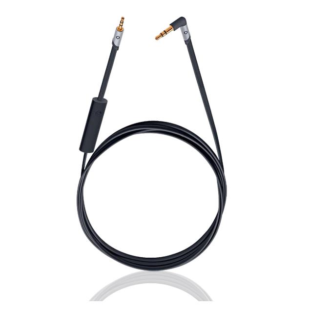 Oehlbach 35006 - i-Jack 25 AN - Mobile headphone cable for Android devices, 3.5 mm jack to 2.5 mm 90&deg; jack (1,5m / black)