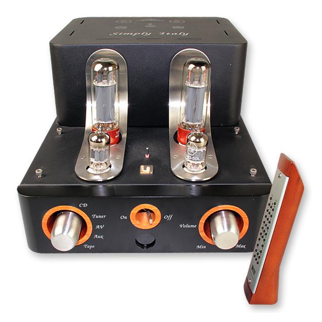 Unison Simply Italy - Tube Amplifier (Black / ultra linear / Class A / 260x350x190 mm)