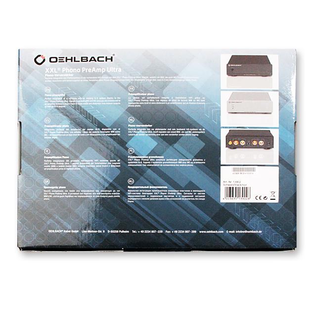 Oehlbach 13903 - XXL Phono PreAmp Ultra - Phono-Pre-Amplifier (silver)