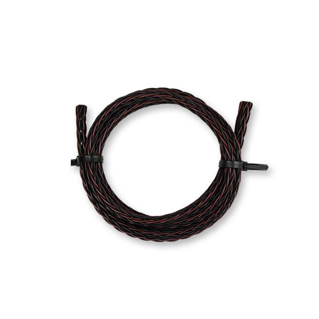 Kimber Kable 8PR - high-quality loudspeaker cable specially woven (2 x 1,5m / black&brown / OFC / 2 x 5,2mm²)