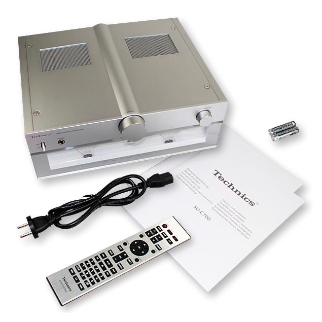 Technics SU-C700 - stereo integrated amplifier (2 x 70 Watts / USB-DAC (USB-B) / LAPC / MM phono input / silver)