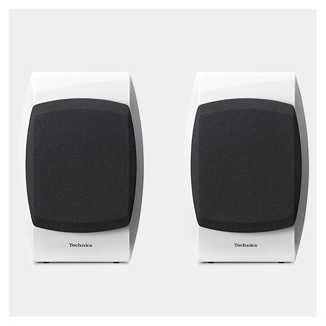 Technics SB-C700 - 2-Way bassreflex compact loudspeakers (100 Watts max. input power / coaxial / high-gloss white / 1 pair)