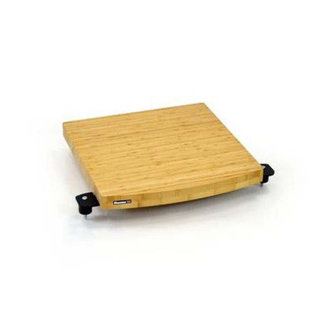 Atacama Eris2 Eco 5.0 - hi-fi rack - base shelf module (made from light bamboo solid wood = natural bamboo / incl. silver spikes)