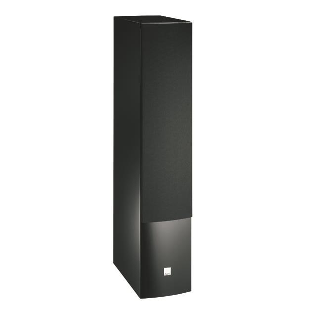 DALI Rubicon 8 - 3-Way bass reflex floorstanding loudspeaker (40-250 W / high gloss black / 1 piece)