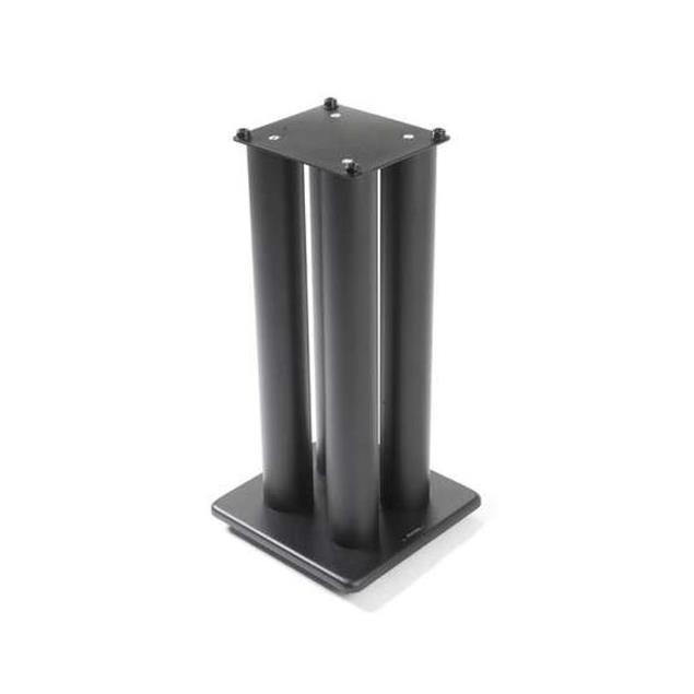 Atacama HMS 2X - high mass loudspeaker stands (600 mm / for heavy load / black / top plates = 200 mm width + 225 mm depth / 4 support columns per stand / 1 pair)
