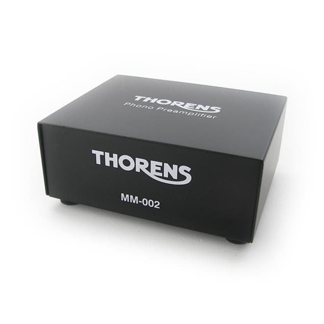 THORENS MM-002 - phono preamplifier (for MM cartridges / solid metal housing / black)