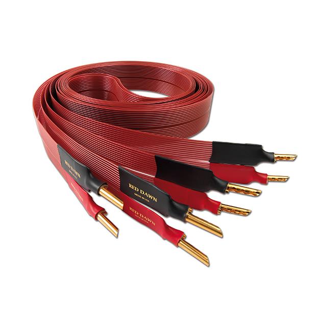 Nordost Red Dawn - speaker cable (ultra-thin / flexible / banana plugs / 2 x 2m / red / OFC)