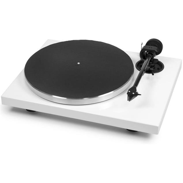 Pro-Ject Xpression Carbon Classic - manual record player incl. Evo tonearm + Ortofon 2M Silver MM cartridge (gloss white / with 8.6" tonearm / incl. dust cover)