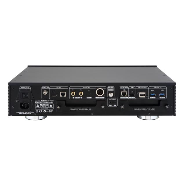 Cocktail Audio X50 without hard drive (black / All-in-One HD music server / preamplifier with XLR / phono pre)