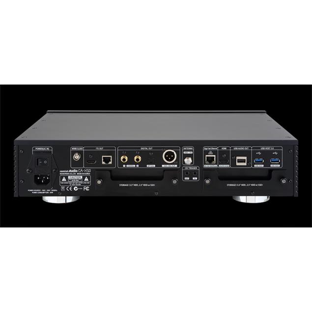 Cocktail Audio X50 without hard drive (black / All-in-One HD music server / preamplifier with XLR / phono pre)