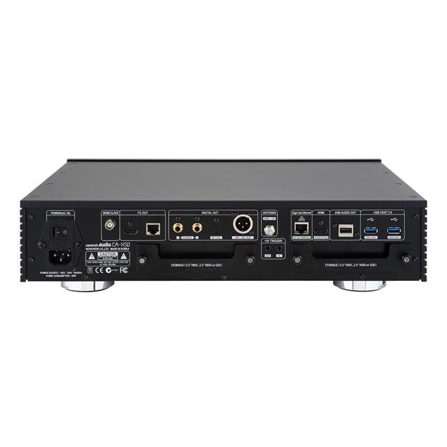 Cocktail Audio X50 without hard drive (silver / All-in-One HD music server / preamplifier with XLR / phono pre)