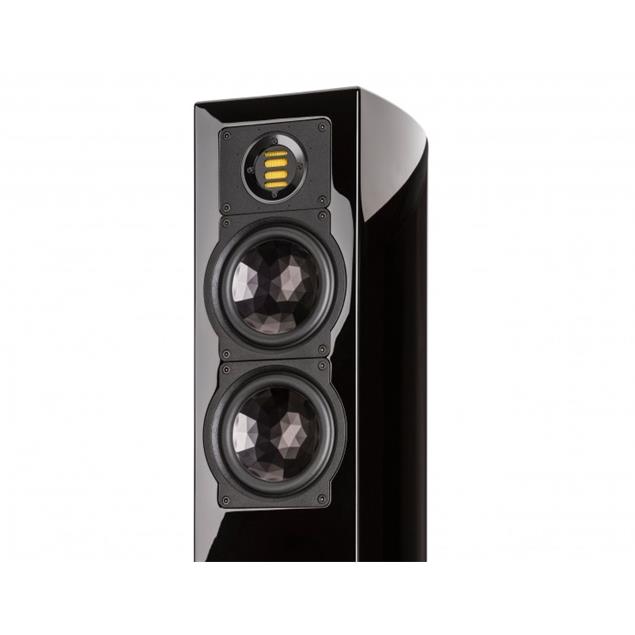 Elac FS 267 - 2,5-way floorstanding loudspeaker (120-160 Watts / high-gloss black / 1 piece)