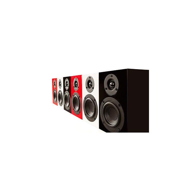 Pro-Ject Speaker Box 5 - 2-way compact monitor loudspeakers (10-150 W / high-gloss black / 1 pair)