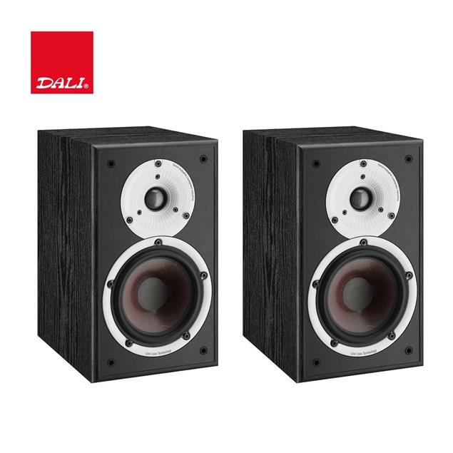 DALI Spektor 2 - 2-Way bass reflex bookshelf-loudspeakers (25-100 Watts / black ash / 1 pair)