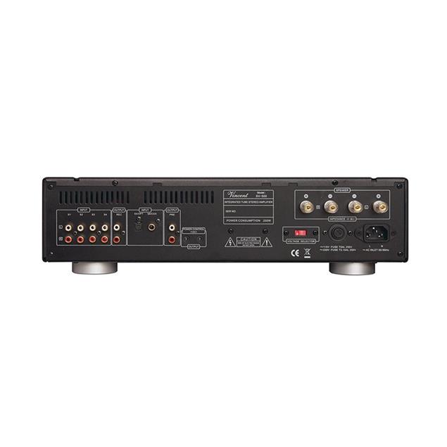 Vincent SV-500 - hybrid stereo integrated amplifier (2 x 50 Watts RMS to 8 Ohm / 2 x 80 Watts RMS to 4 Ohm / incl. remote control / black)