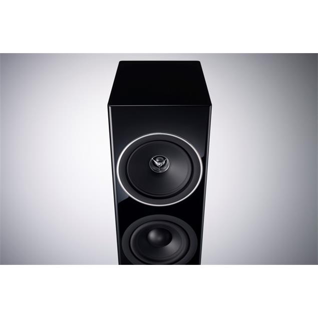 Technics SB-G90 - 3-Way bass reflex floorstanding loudspeakers - Grand Class speaker system (200 Watts max. input power / coaxial / high-gloss black / 1 pair)
