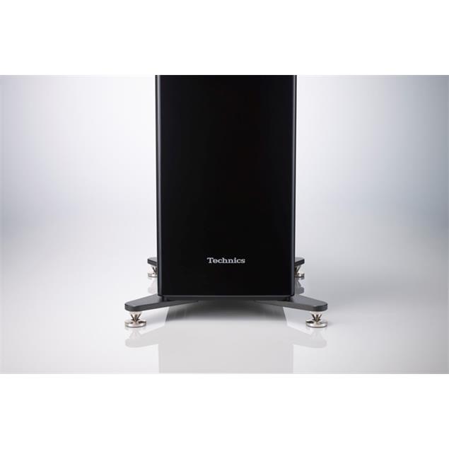Technics SB-G90 - 3-Way bass reflex floorstanding loudspeakers - Grand Class speaker system (200 Watts max. input power / coaxial / high-gloss black / 1 pair)
