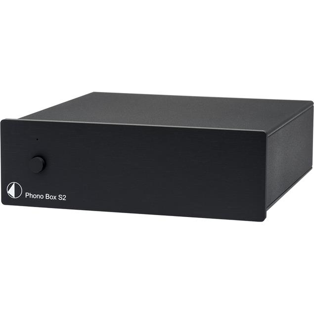 Pro-Ject Phono Box S2 - MM/MC phono preamplifier (MM/MC / 4 adjustable gain levels / black)