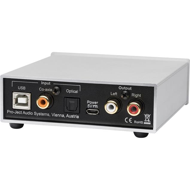 Pro-Ject Pre Box S2 Digital - audiophile digital micro preamplifier (with MQA + DSD512 + roon support / RCA pre-output on the back / black)