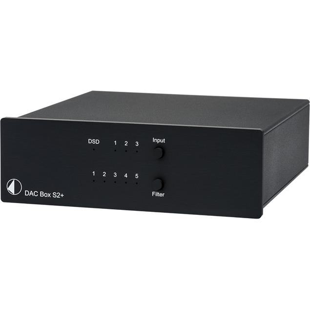 Pro-Ject DAC Box S2+ - High End D/A converter (32bit / DSD256 Support / black)